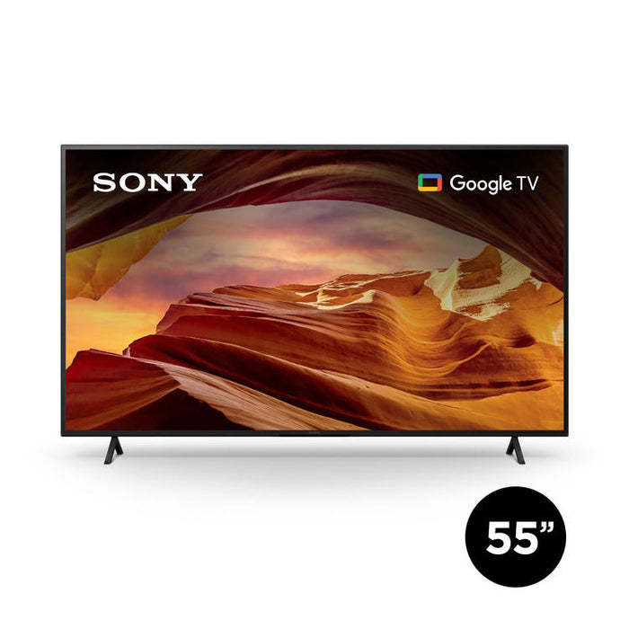 Sony KD55X77L | 55" Smart TV - LED - X77L Series - 4K Ultra HD - HDR - Google TV-Sonxplus Drummondville