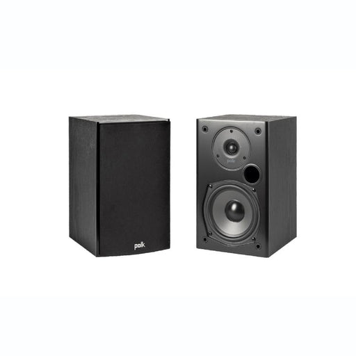 Polk T15 | Bookshelf Speakers - Black - Pair-Sonxplus Drummondville