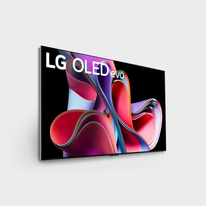 LG OLED65G3PUA | 65" 4K OLED Evo Smart TV - Gallery Edition - G3 Series - HDR Cinema - IA a9 Gen.6 4K Processor - Black-Sonxplus Drummondville