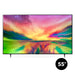 LG 55QNED80URA | 55" QNED 4K Smart TV - Quantum dot NanoCell - QNED80URA Series - HDR - a7 AI Gen6 4K Processor - Black-Sonxplus Drummondville