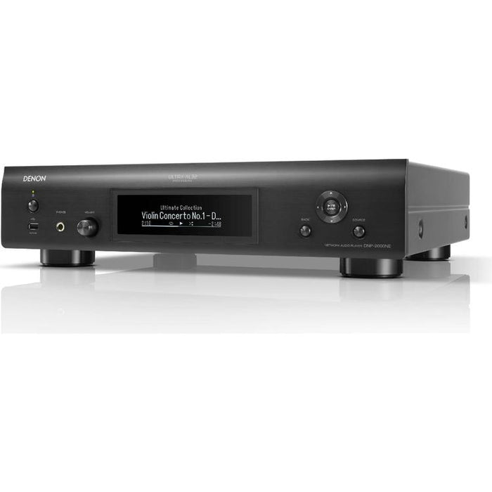 Denon DNP-2000NE | High Resolution Network Player - Integrated HEOS - Wi-fi - Black-Sonxplus Drummondville