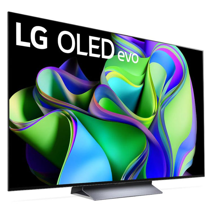 LG OLED77C3PUA | 77" OLED evo 4K Smart TV - C3 Series - HDR - Processor IA a9 Gen6 4K - Black-Sonxplus Drummondville