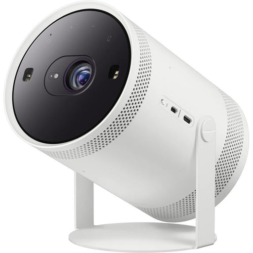 Samsung SP-LFF3CLAXXZC | Portable projector - The Freestyle 2nd Gen. - Compact - Full HD - 360 degree sound - White-Sonxplus Drummondville