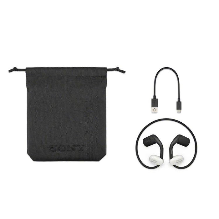 Sony Float Run WIOE610 | Headphones with microphone - Over-the-ear - Bluetooth - Wireless - Black-Sonxplus Drummondville