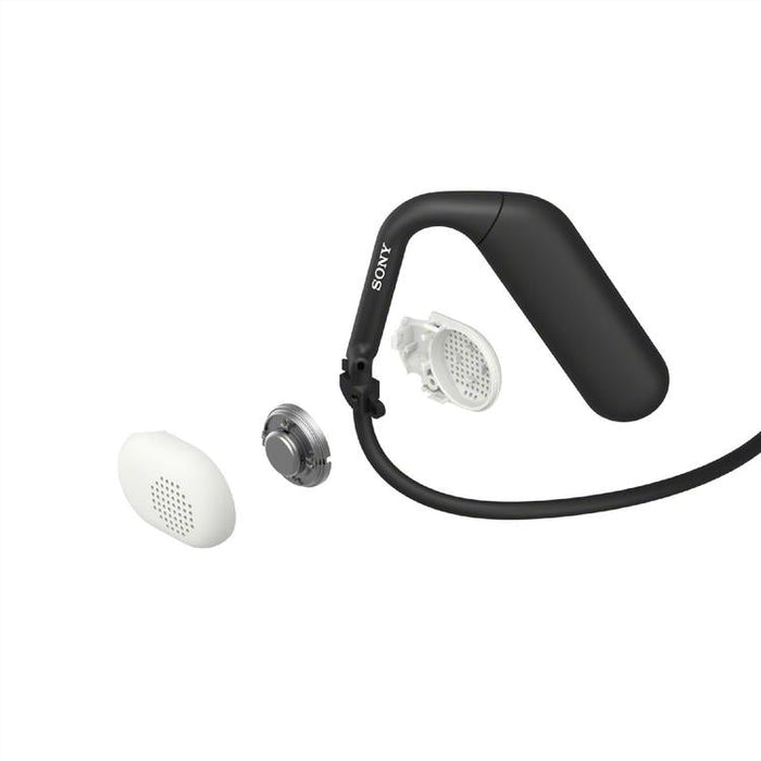 Sony Float Run WIOE610 | Headphones with microphone - Over-the-ear - Bluetooth - Wireless - Black-Sonxplus Drummondville