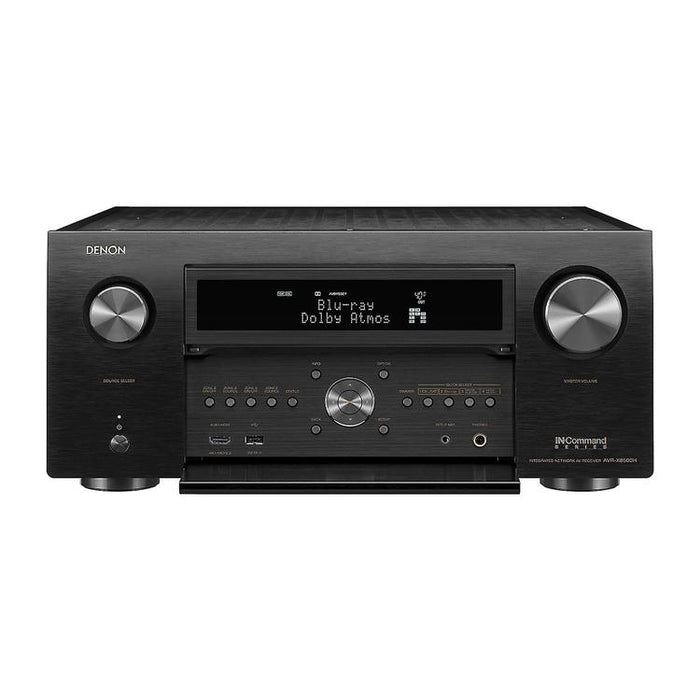 Denon AVRX8500HA & HOME250 | 13.2 channel AV receiver and wireless speaker set - Home theater - Bluetooth - Wi-Fi - 8K - HEOS - Black-Sonxplus Drummondville