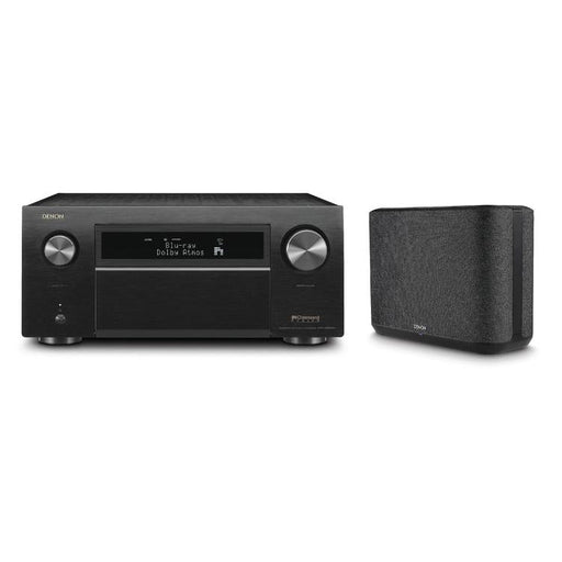 Denon AVRX8500HA & HOME250 | 13.2 channel AV receiver and wireless speaker set - Home theater - Bluetooth - Wi-Fi - 8K - HEOS - Black-Sonxplus Drummondville