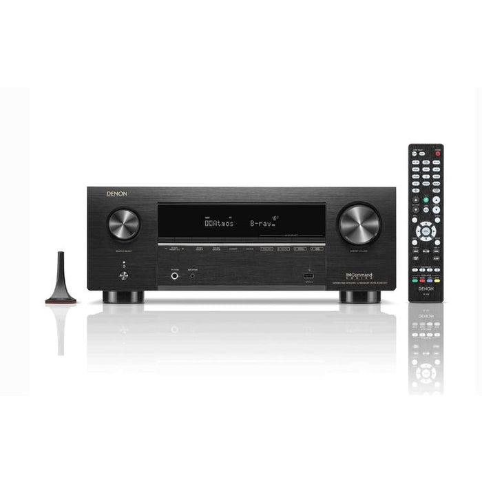 Denon AVRX3800H & HOME250 | 9-channel AV receiver and wireless speaker - Home theater - Auro 3D - 8K - HEOS - Black-Sonxplus Drummondville