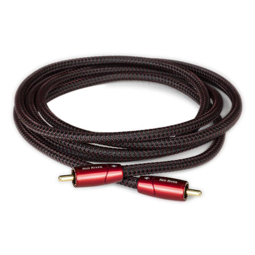 Audioquest Red River | RCA to RCA Cable - Gold Plated Cold Soldered Ends - 1 Meter-Sonxplus Drummondville