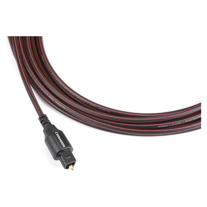 Audioquest Cinnamon | Toslink Optical Cable - High Purity Low Dispersion Fiber - 1.5 Meters-Sonxplus Drummondville