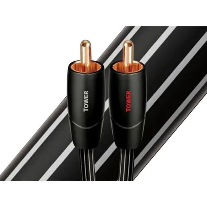 Audioquest Tower | Double RCA to RCA Cable - Gold Plated - 2 Meters-Sonxplus Drummondville