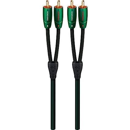 Audioquest Evergreen | RCA to RCA Cable - Gold Plated Plugs - 1 Meter-Sonxplus Drummondville