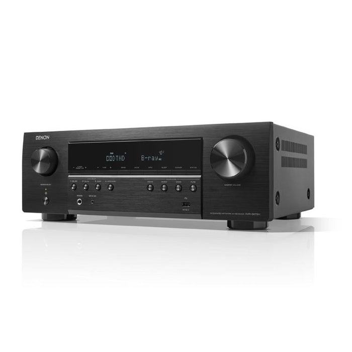 DENON AVRS670H | 5.2 Channel Home Theater AV Receiver - HDMI 8K - Integrated Heos - Bluetooth - Wi-Fi - Black-Sonxplus Drummondville