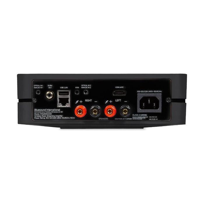 Bluesound Powernode N330BLKUNV | Multiroom music amplifier - Wireless - HiFi - 2 x 80 Watts - Black-Sonxplus Drummondville