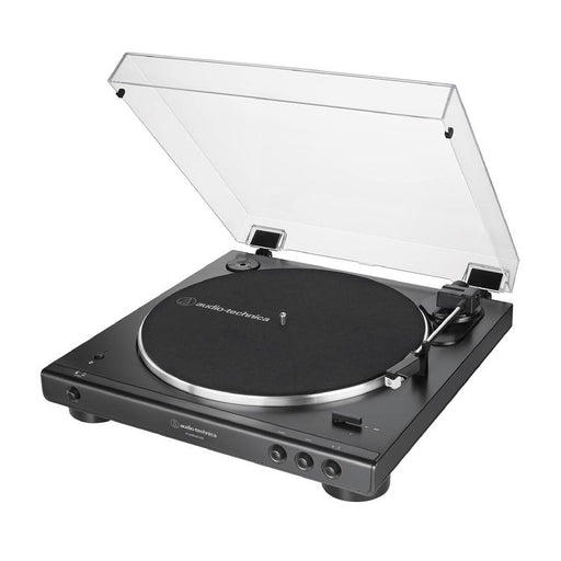 Audio Technica AT-LP60XBT-USB-BK | Turntable Stereo - Fully Automatic - Belt Drive - USB - Bluetooth - Black-Sonxplus Drummondville