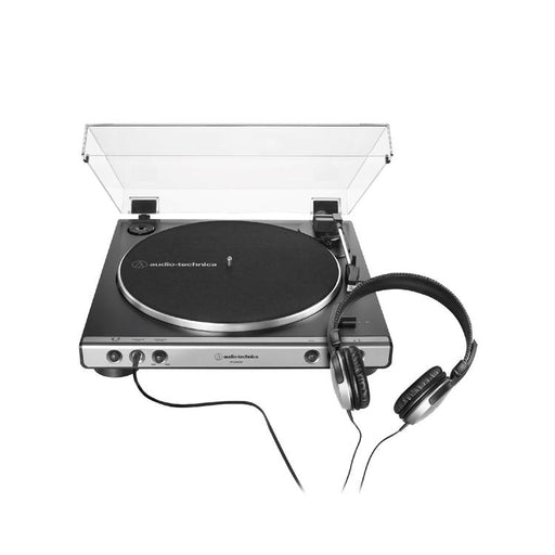 Audio Technica AT-LP60XHP-GM | Turntable - Stereo - With Headphones - Métal Gun-Sonxplus Drummondville