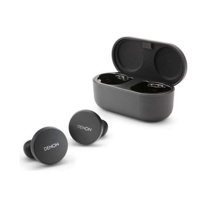 Denon PERL | In-Ear Headphones - Wireless - Bluetooth - Masimo Adaptive Acoustic Technology - Black-Sonxplus Drummondville