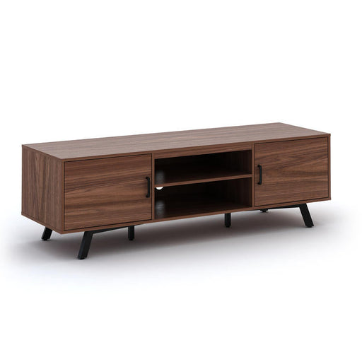 Sonora S40V65MB | Television cabinet - 2 Cabinets - 65" wide - Medium Brown-Sonxplus Drummondville