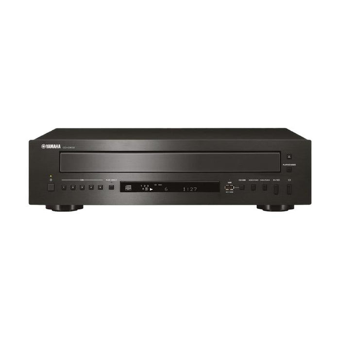 Yamaha CD-C603 | Multiple CD Player - 5 discs - USB Playback - Pure Direct - Black-Sonxplus Drummondville