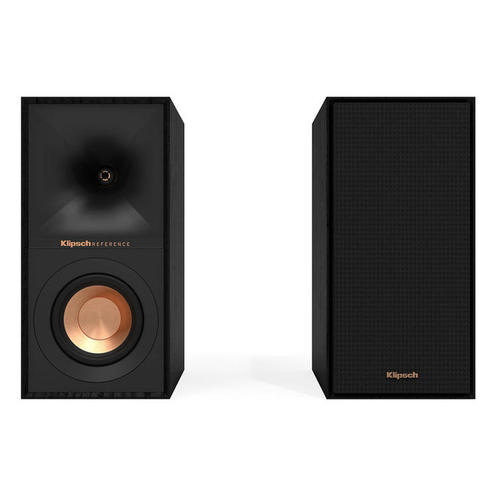 Klipsch R-40M | Bookshelf Speakers - 50W - Black - Pair-Sonxplus Drummondville