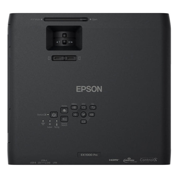 Epson EX11000 | Laser projector - 3LCD FHD 1080p - 4600 Lumens - Wireless - Black-Sonxplus Drummondville