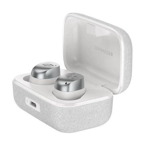 Sennheiser MOMENTUM True Wireless 4 | In-Ear Headphones - Wireless - Adaptive Noise Reduction - White/Silver | Sonxplus Drummondville