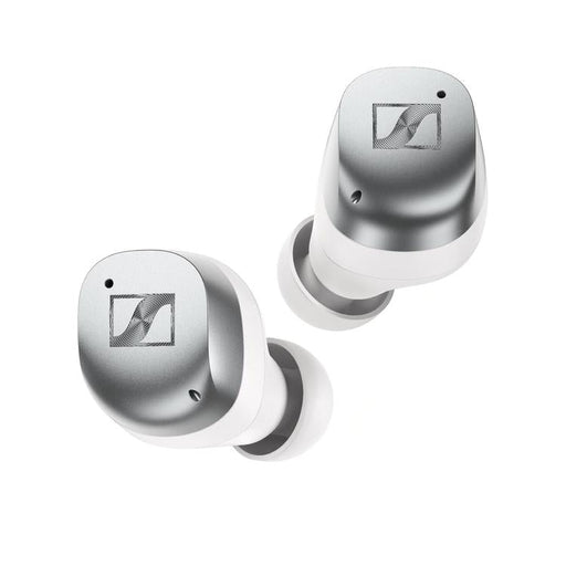 Sennheiser MOMENTUM True Wireless 4 | In-Ear Headphones - Wireless - Adaptive Noise Reduction - White/Silver | Sonxplus Drummondville