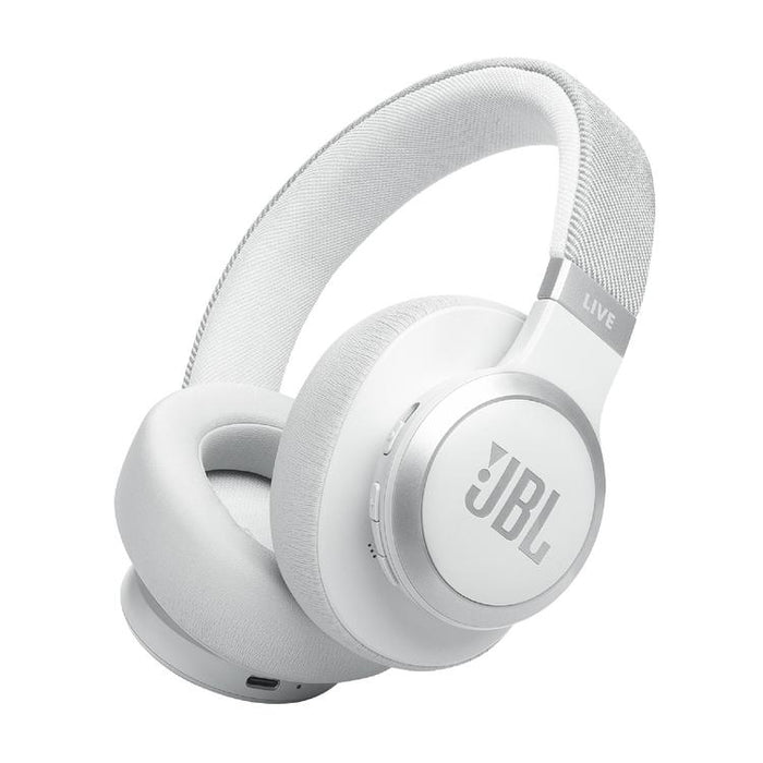 JBL Live 770NC | Around-Ear Headphones - Wireless - Bluetooth - White-Sonxplus Drummondville