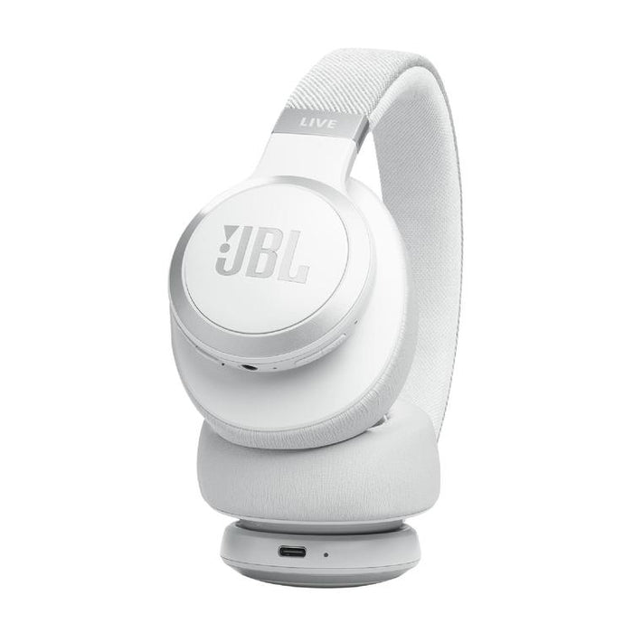 JBL Live 770NC | Around-Ear Headphones - Wireless - Bluetooth - White-Sonxplus Drummondville