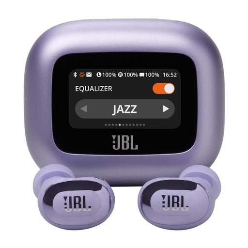 JBL Live Buds 3 | In-Ear Headphones - 1.45" LED Touch Screen - Bluetooth - Mauve-Sonxplus Drummondville