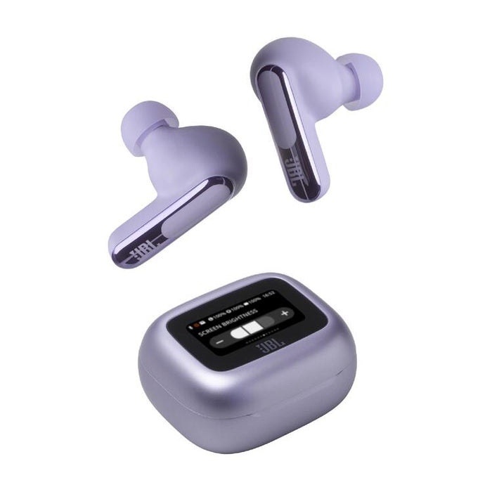 JBL Live Beam 3 | In-ear headphones - 1.45" LED touch screen - Mauve-Sonxplus Drummondville