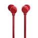 JBL Tune 310C | In-ear headphones - Wired - USB-C - 3-button remote control - Rouge-Sonxplus Drummondville