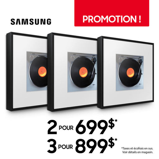 Samsung HW-LS60D | Music Frame Speaker - Wireless - Customizable - Black-Sonxplus Drummondville