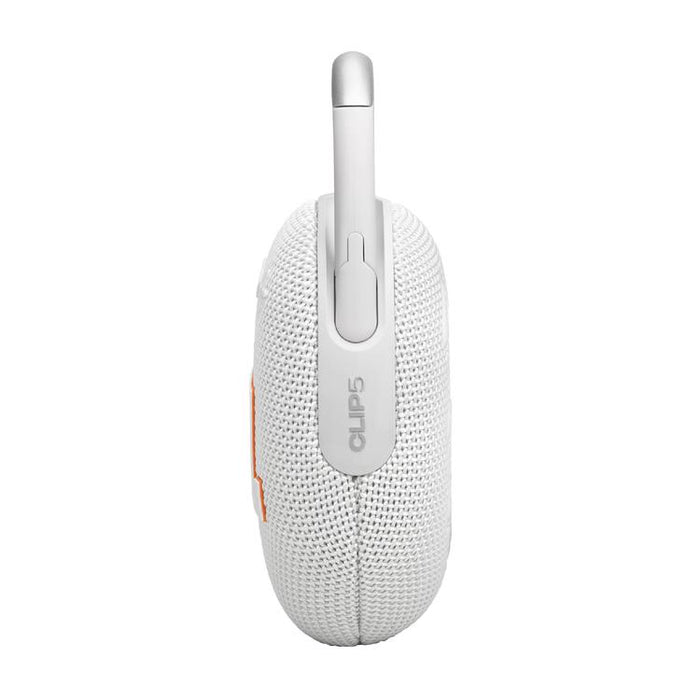 JBL Clip 5 | Portable Carabiner Speaker - Bluetooth - IP67 - White-Sonxplus Drummondville