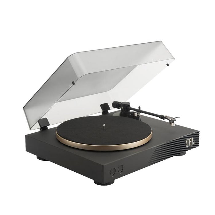 JBL Spinner BT | Bluetooth turntable - AptX-HD - MDF - Black/Orange-Sonxplus Drummondville