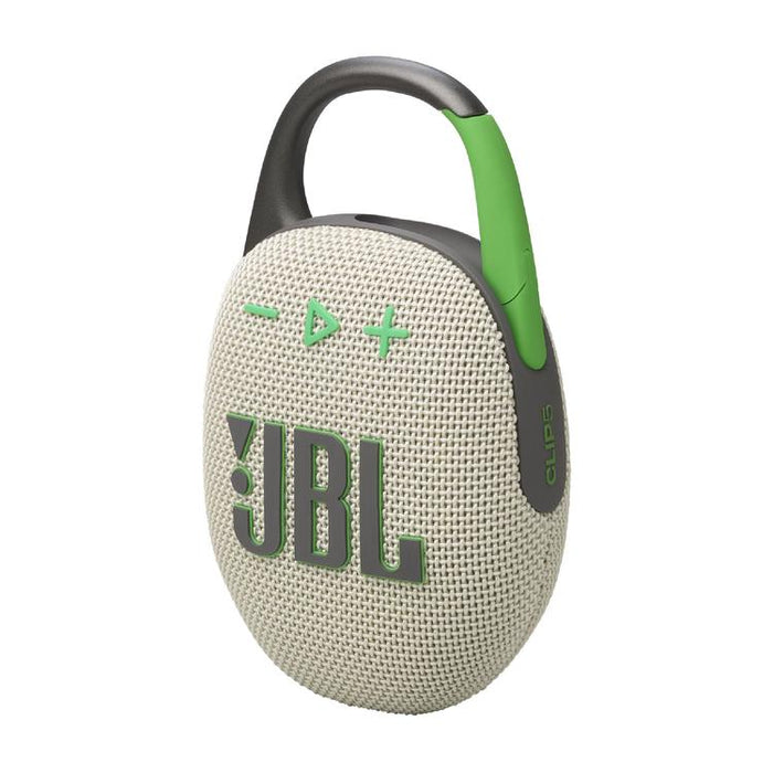 JBL Clip 5 | Portable Carabiner Speaker - Bluetooth - IP67 - Sable-Sonxplus Drummondville