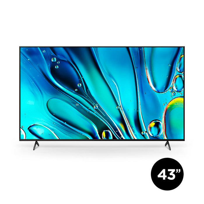 Sony BRAVIA3 K-43S30 | 43" Television - LCD - LED - S30 Series - 4K Ultra HD - HDR - Google TV-Sonxplus Drummondville