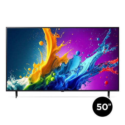 LG 50QNED80TUC | Téléviseur 50" QNED 4K - UHD 4K - Série QNED80 - 60Hz - Processeur IA a5 4K Gen7 - Black-Sonxplus Drummondville