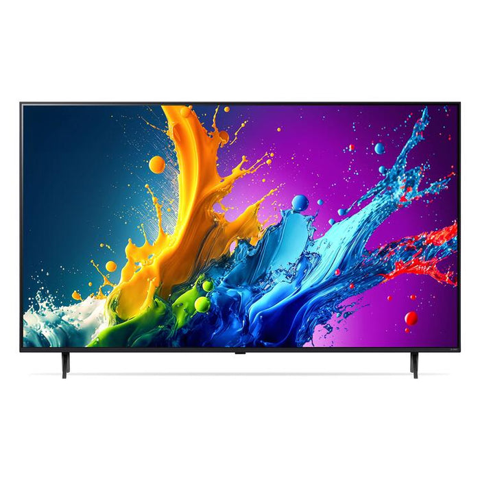 LG 75QNED80TUC | Téléviseur 75" QNED 4K - UHD 4K - Série QNED80 - 60Hz - Processeur IA a5 4K Gen7 - Black-Sonxplus Drummondville