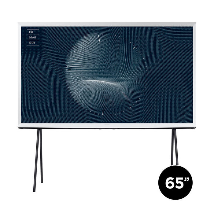 Samsung QN65LS01DAFXZC | The Serif 65" - QLED - 4k Ultra HD - 120 Hz - LS01D Series - White-Sonxplus Drummondville