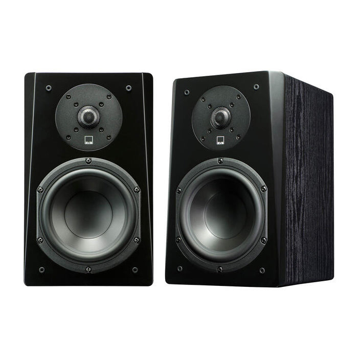 SVS Prime Bookshelf | Bookshelf Speakers - 20 to 150W - Black - Pair-Sonxplus Drummondville