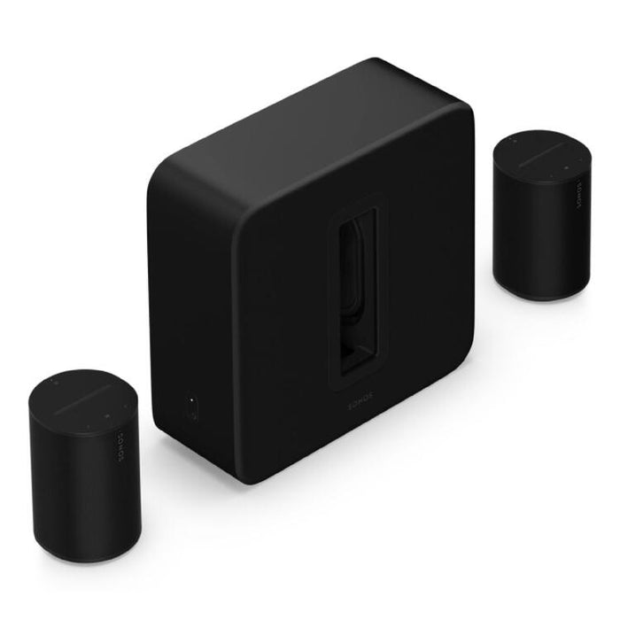 Sonos | High-End Home Theater Complementary Package - Sub 4 + 2 Era 100 - Black-Sonxplus Drummondville