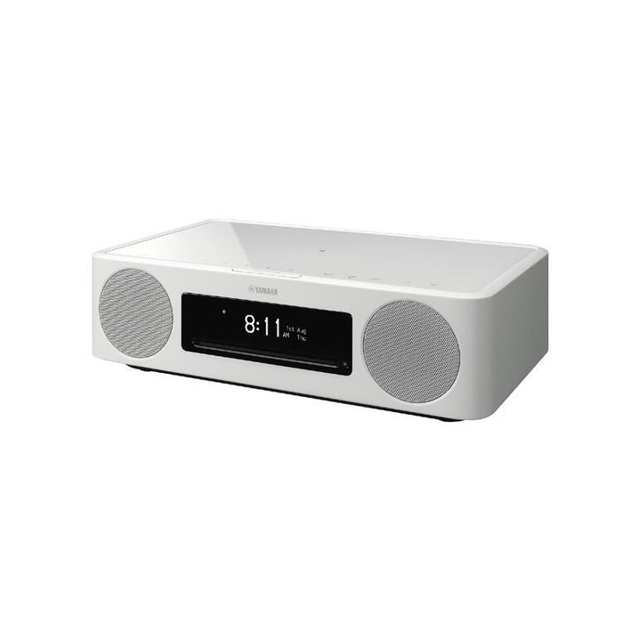 Yamaha TSX-N237 | Clock Radio - Bluetooth - CD Player - White-Sonxplus Drummondville