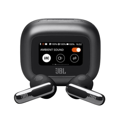 JBL Live Flex 3 | In-ear headphones - Wireless - Noise reduction - 1.45" touch screen - Black-Sonxplus Drummondville