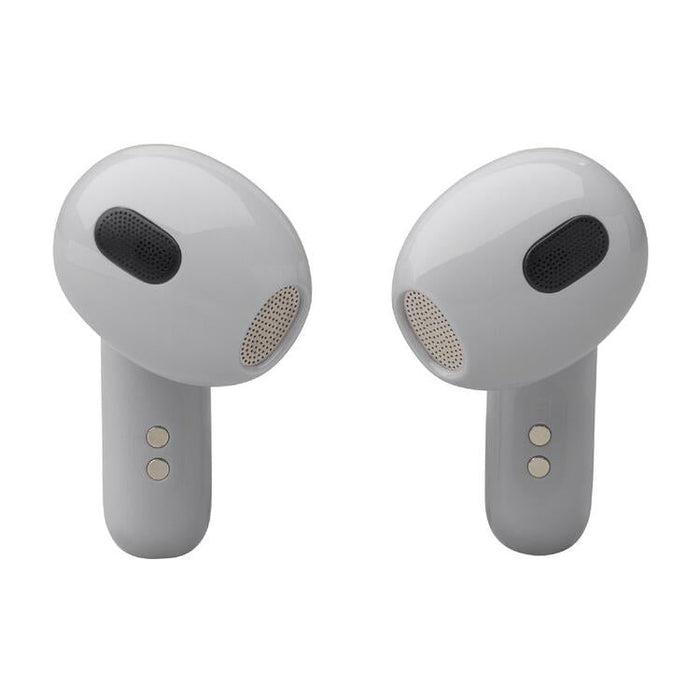 JBL Live Flex 3 | In-ear headphones - Wireless - Noise reduction - 1.45" touch screen - Silver-Sonxplus Drummondville