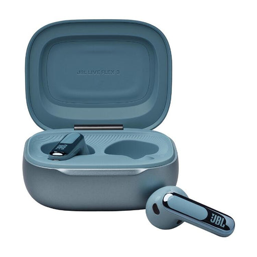 JBL Live Flex 3 | In-ear headphones - Wireless - Noise reduction - 1.45" touch screen - Blue-Sonxplus Drummondville