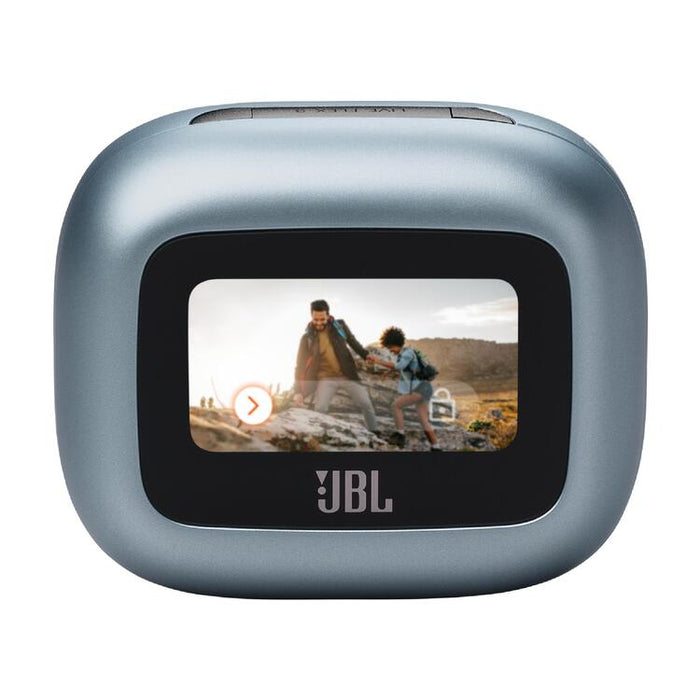 JBL Live Flex 3 | In-ear headphones - Wireless - Noise reduction - 1.45" touch screen - Blue-Sonxplus Drummondville