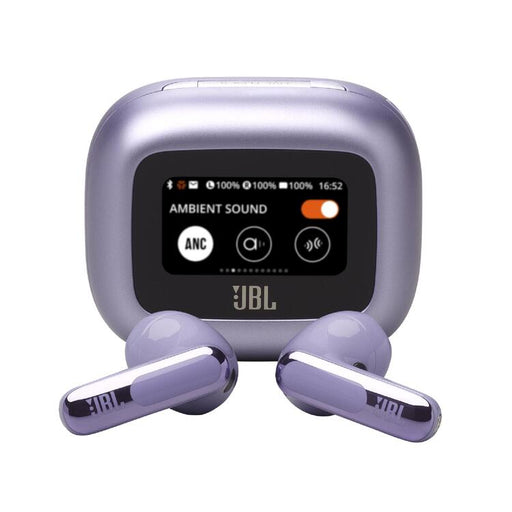 JBL Live Flex 3 | In-ear headphones - Wireless - Noise reduction - 1.45" touch screen - Mauve-Sonxplus Drummondville