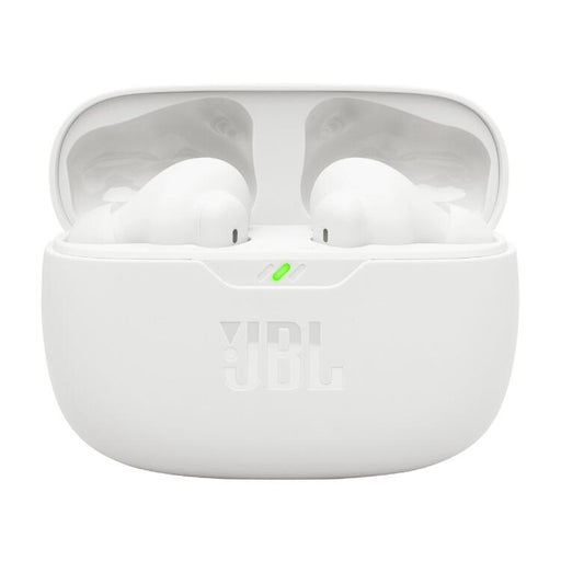 JBL Vibe Beam 2 | In-Ear Headphones - Wireless - Bluetooth - Smart Ambient Technology - White-Sonxplus Drummondville