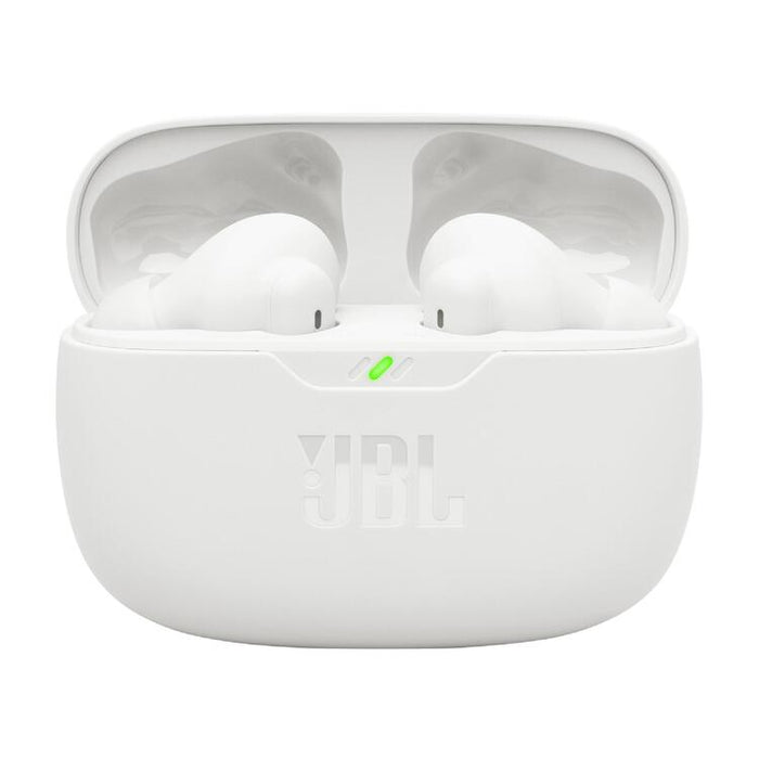 JBL Vibe Beam 2 | In-Ear Headphones - Wireless - Bluetooth - Smart Ambient Technology - White-Sonxplus Drummondville